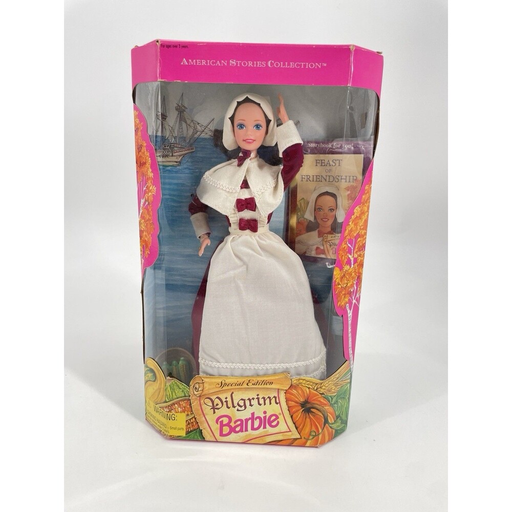 Vintage 1994 Pilgrim Barbie 12577 Special Edition American Stories Collection